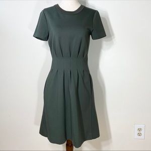 Madewell Parkline Shift Olive Green Dress